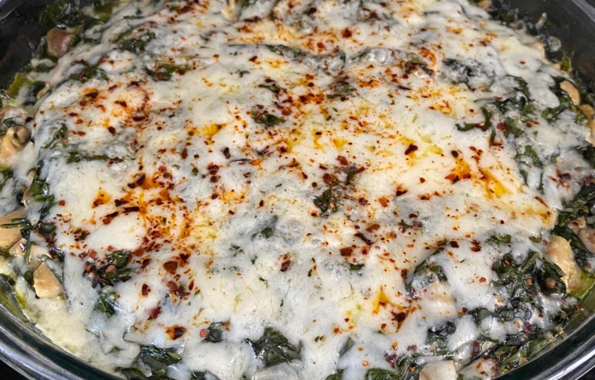 Fırında Tavuklu Ispanak- Yemek Tarifi