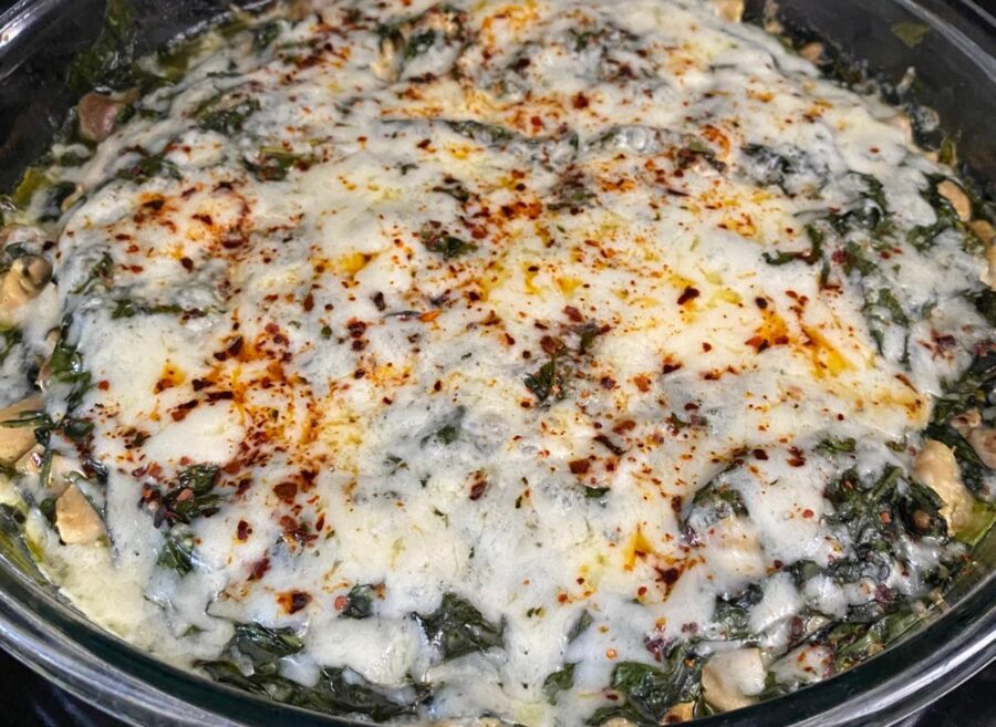 Fırında Tavuklu Ispanak- Yemek Tarifi